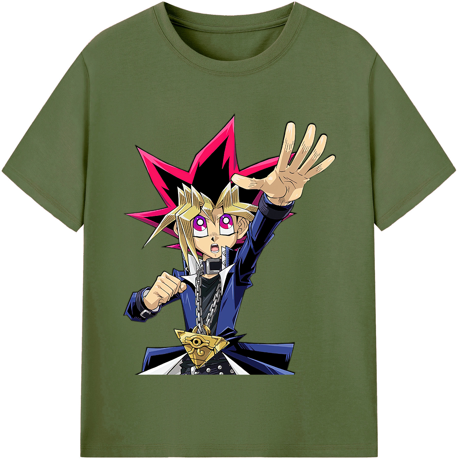 （画像用） 遊☆戯☆王 Yu-Gi-Oh! 綿100％半袖Tシャツ（フロントプリント）